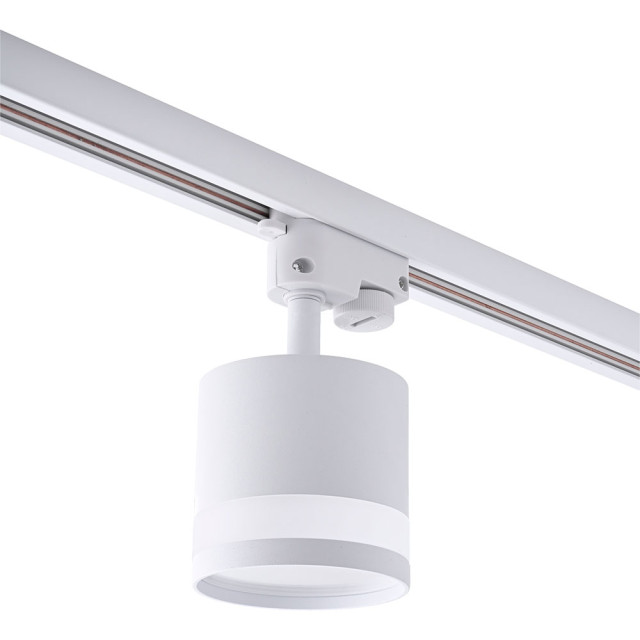 Светильник трековый TruEnergy Track 21121 однофазный под лампу GX53 алюминий круг белый