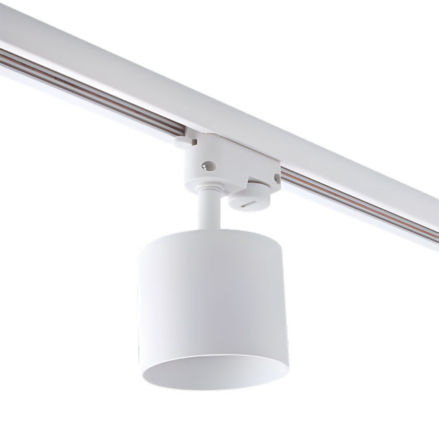 Светильник трековый TruEnergy Track 21125 однофазный под лампу GX53 алюминий круг белый