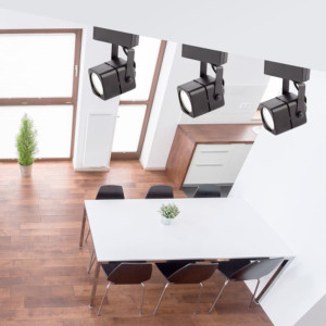 Светильник трековый Эра TR50-GU10 Б0054168 BK MR16 однофазный черный