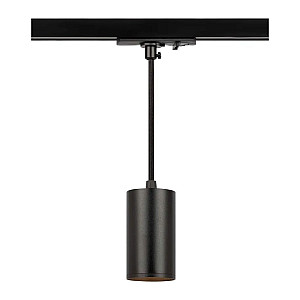 Светильник трековый Эра TR45-GU10 Б0054182 S BK MR16 подвесной 52*100 мм черный