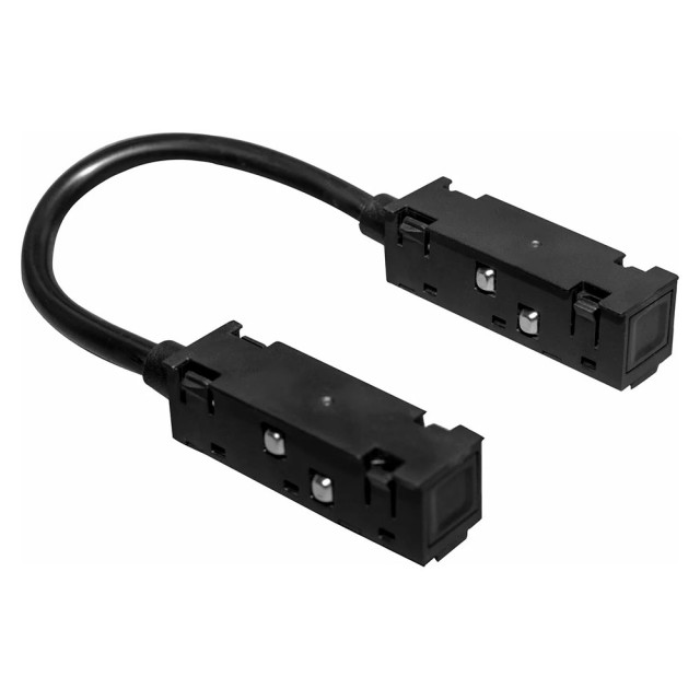 Коннектор питания Эра TRM20-CPC-B Б0054796 угловой для магнитной трековой системы NOVA 48V черный