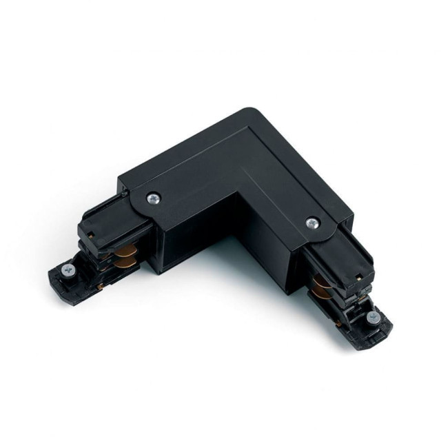 Коннектор Эра STR-30-B-CN-LE Б0049722 типа LE угловой наружный для трехфазного шинопровода черный