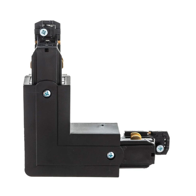 Коннектор Эра STR-30-B-CN-LE Б0049722 типа LE угловой наружный для трехфазного шинопровода черный