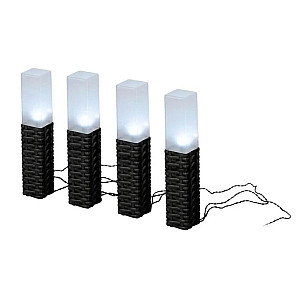 Светильник Эра ERASF23-14 Ротанг Б0062362 на солнечной батарее 41 см 4 LED 4 шт
