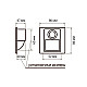 Светильник для ступеней Jazzway PWS/R S8686 2w 4000K White IP20 Sensor с датчиком движения