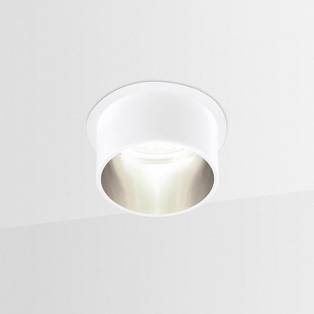 Светильник встраиваемый Ambrella Techno Spot  TN200 WH/CH GU5.3 68*55 мм белый/хром