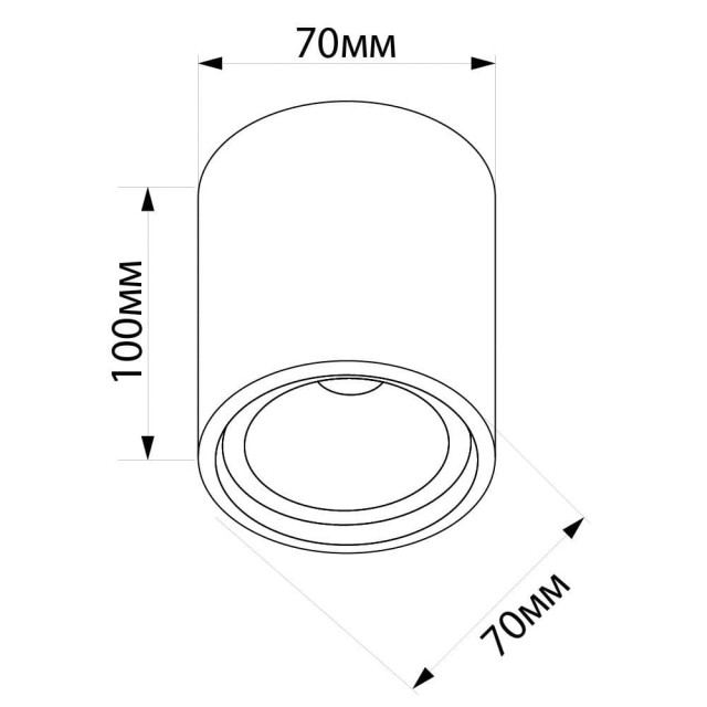 Светильник потолочный Feron ML175 32634 MR16 35W 220V белый хром