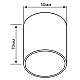 Светильник потолочный Feron ML177 40512 MR16 35W 220V белый с клеммой в комплекте