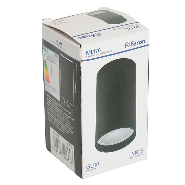 Светильник потолочный Feron ML176 40510 MR16 35W 230V черный