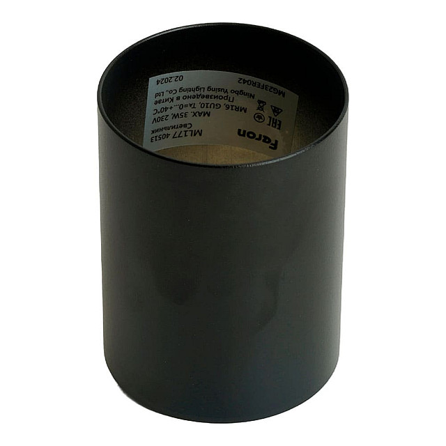 Светильник потолочный Feron ML177 40513 MR16 35W 230V черный с клеммой в комплекте
