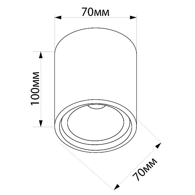 Светильник потолочный Feron ML174 32632 MR16 35W 230V белый