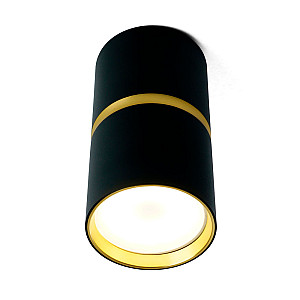 Светильник потолочный Feron ML186 Barrel Zen 48639 MR16 35W 230V GU10 черный золото