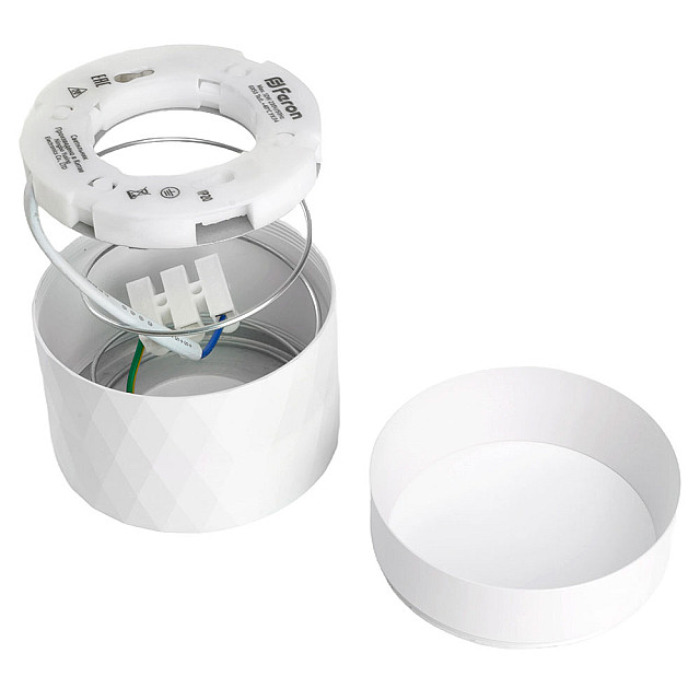Светильник потолочный Feron Prism HL388 48803 12W 230V белый