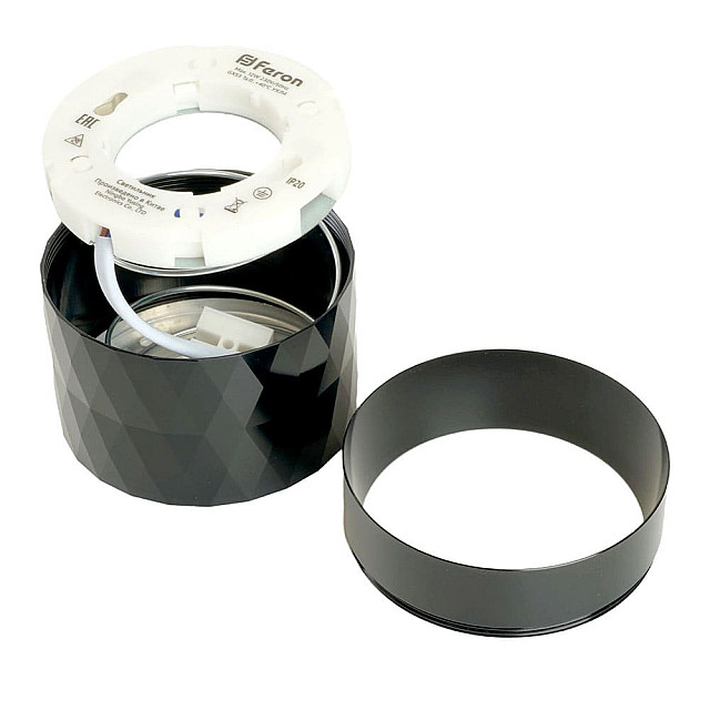 Светильник потолочный Feron Prism HL388 48802 12W 230V черный