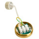 Светильник потолочный Feron Gatsby ML190 48851 MR16 35W 230V черный + античное золото