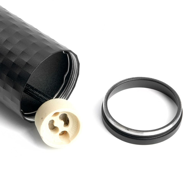 Светильник потолочный Feron Barrel Pixel ML187 48653 MR16 35W 230V GU10 черный