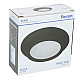 Светильник встраиваемый Feron DL504 51102 15W 230V GX53 IP44 черный круг без лампы
