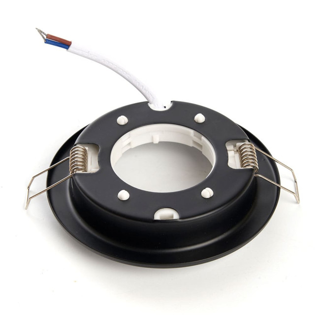 Светильник встраиваемый Feron DL53 41702 20W 230V GX53 черный матовый без лампы