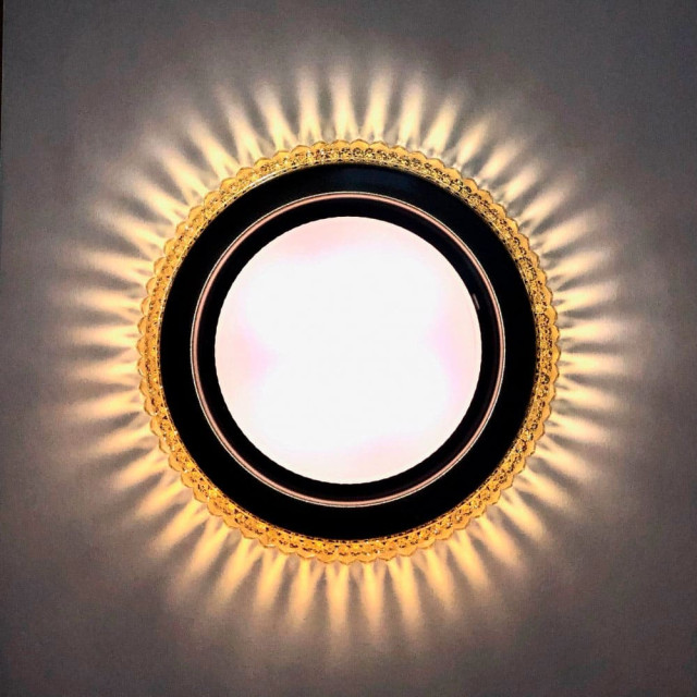 Светильник потолочный Max Light Crystal LED 33 GX53 бронза