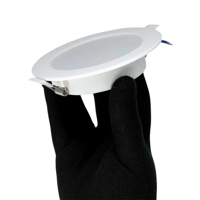 Светильник светодиодный TruEnergy Fit 10081 ультратонкий круг 7W 4000K IP20 пластик белый