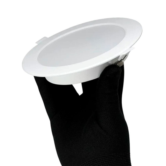 Светильник светодиодный TruEnergy Fit 10082 ультратонкий 9W 4000K IP20 круг пластик белый