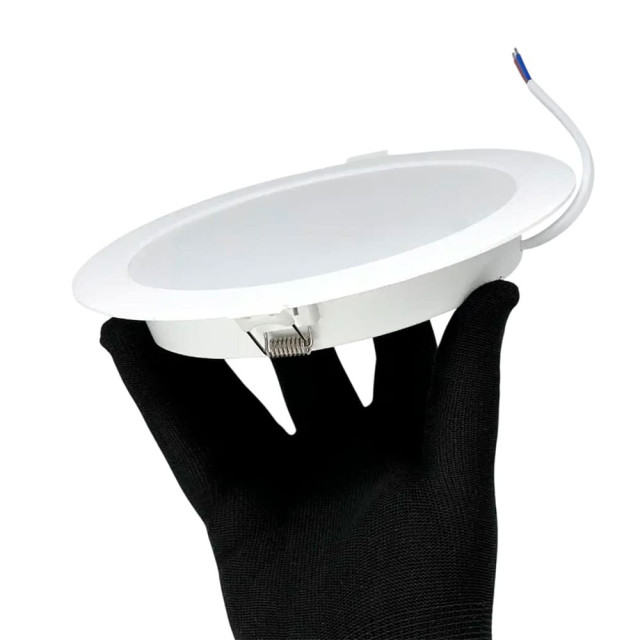 Светильник светодиодный TruEnergy Fit 10083 ультратонкий круг 15W 4000K IP20 пластик белый