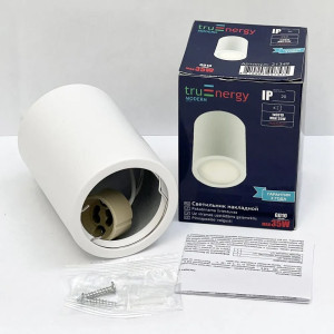 Светильник накладной TruEnergy Modern 21349 под лампу GU10 металл белый