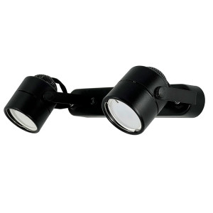 Светильник накладной TruEnergy Focus 21352 двойной поворотный спот под лампы 2*GU10 круг металл черный