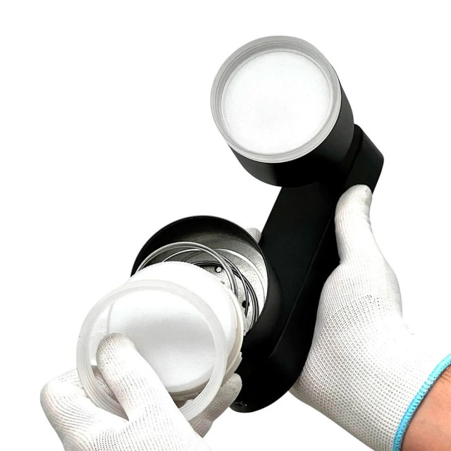 Светильник накладной TruEnergy Modern 21038 двойной с матовым кольцом поворотный спот под лампы 2*GX53