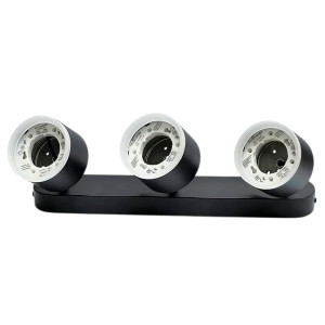 Светильник накладной TruEnergy Modern 21040 поворотный спот с матовым кольцом трехламповый 3*GX53 черный