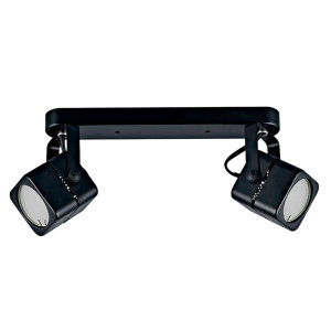 Светильник накладной TruEnergy Focus 21355 двойной поворотный спот под лампы 2*GU10 металл черный