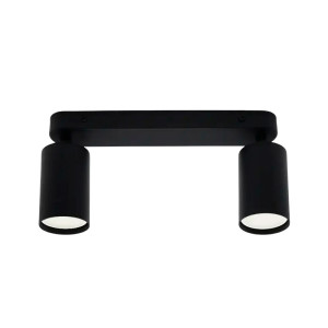 Светильник накладной TruEnergy Modern 21360 двойной поворотный под лампы 2*GU10 черный