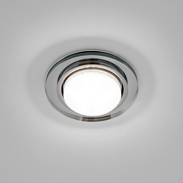 Светильник потолочный Max Light Crystal 1 GX53 ограненное стекло прозрачный
