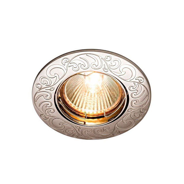 Светильник потолочный Max Light Cast 65 Nickel MR16 поворотный алюминиевое литье никель