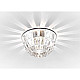 Светильник потолочный Max Light Crystal 13 MR16 с диодной подсветкой прозрачный