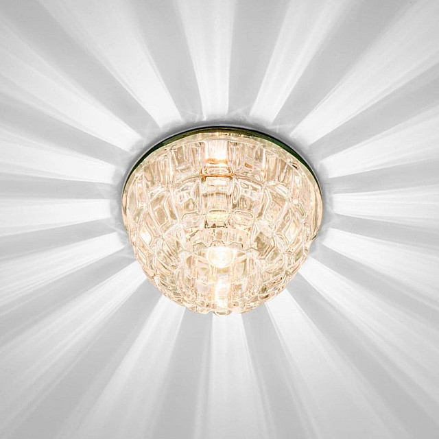 Светильник потолочный Max Light Crystal 13 MR16 с диодной подсветкой прозрачный