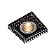 Светильник потолочный Max Light Crystal 25 Black MR16 ограненное стекло черный