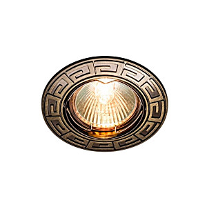 Светильник потолочный Max Light Cast 67 Green Antique Brass алюминиевое литье зеленая античная латунь