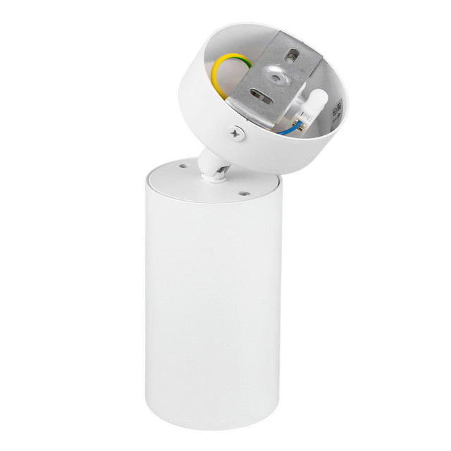 Светильник накладной Max Light Cast 85 White GU10 алюминиевое литье круглый белый