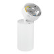 Светильник накладной Max Light Cast 85 White GU10 алюминиевое литье круглый белый