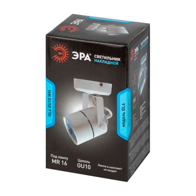 Светильник накладной Эра OL4 Б0044267 GU10 WH 131*55*60 мм