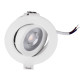 Светильник точечный Lumin'arte COB-DLL5W-YR SMD LED 5W 3000K 325LM 85*38 мм поворотный металл/пластик