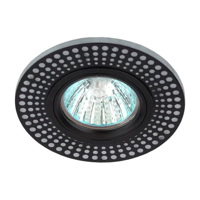 Светильник точечный Эра DK LD41 Б0037383 WH/BK MR16 декор cо светодиодной подсветкой белый/черный