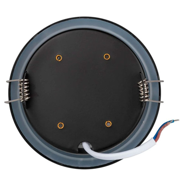 Светильник встраиваемый Эра KL95 Б0055812 SBK GX53 IP44 110*55 мм влагозащищенный черный