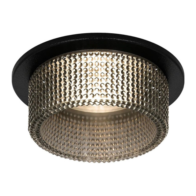 Светильник точечный Эра DK109 Б0058420 BK/GR MR16 GU5.3 акрил серый черный