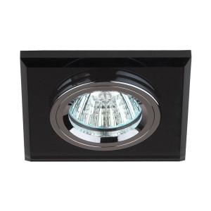 Светильник точечный Эра DK8 C0043792 CH/BK MR16 12V/220V 50W акрил серый черный