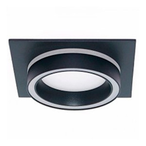 Светильник встраиваемый TruEnergy Nova 21249 с матовым кольцом под лампу GX53 черный