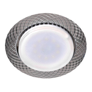 Светильник точечный Эра KL76 Б0048961 AL/SL под лампу Gx53 220V 13W серебро