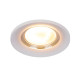Светильник встраиваемый Эра KL107 Б0061096 WH/SL MR16 GU5.3 белый серебро