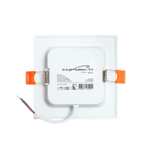 Светильник встраиваемый СириусА SHDLSq-9W-65K 110*110*25 мм опал